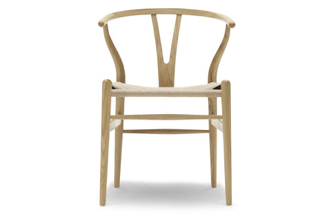CH24 Wishbone Chair - Oak Lacquer / Natural Cord