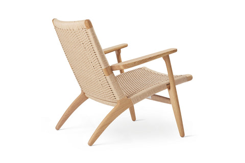 CH25 Lounge Chair - Oak Oil - Back