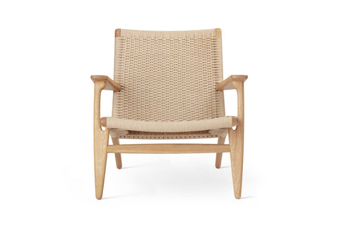 CH25 Lounge Chair - Oak Oil - Front