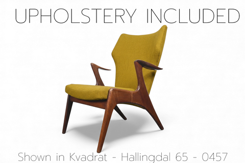 KURT ØSTERVIG ATOMIC WINGBACK LOUNGE CHAIR IN AFROMOSIA