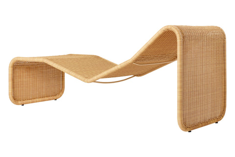 P3S Chaise Longue Outdoor - back view