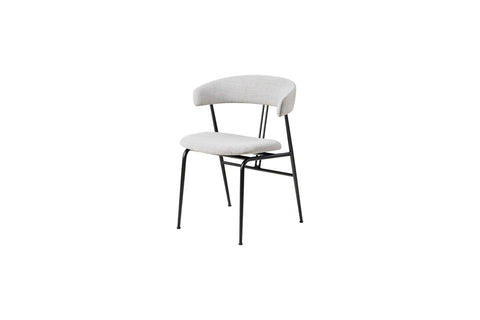 Gent Chair front view Black Matt