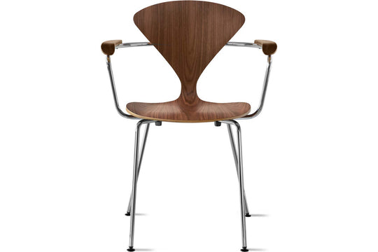 CHERNER ARMCHAIR WITH METAL BASE