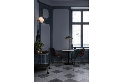 1.0 DINING TABLE - ROUND- BLACK BASE - LARGE