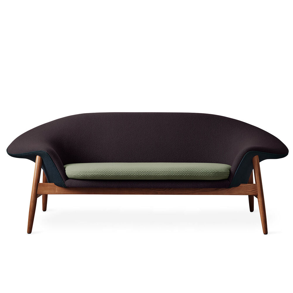 FRIED EGG SOFA HANS OLSEN OILED SOLID TEAK