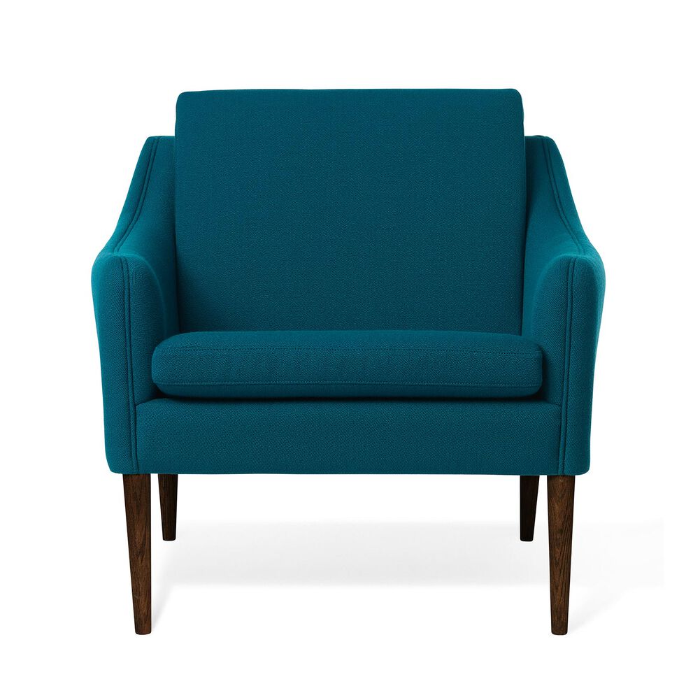 MR. OLSEN LOUNGE CHAIR WALNUT BY HANS OLSEN FABRIC