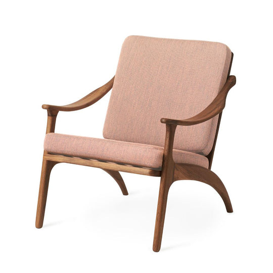 LEAN BACK LOUNGE CHAIR - TEAK BY ARNE HOVMAND OLSEN - FABRIC