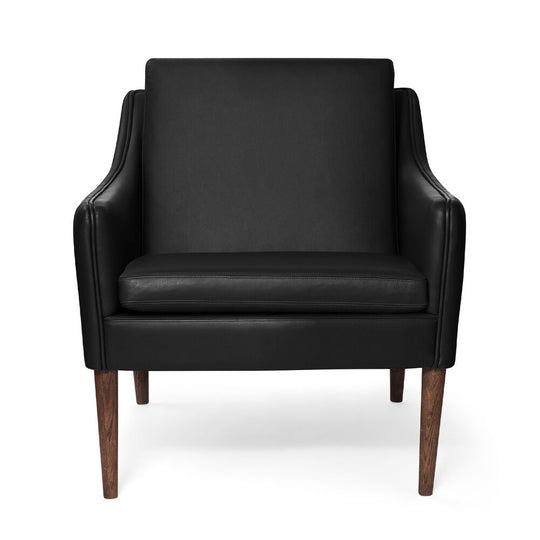 MR. OLSEN LOUNGE CHAIR - SMOKED BY HANS OLSEN - LEATHER