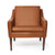 MR. OLSEN LOUNGE CHAIR - SMOKED BY HANS OLSEN - LEATHER