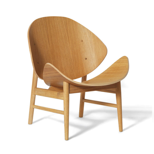 THE ORANGE LOUNGE CHAIR - OAK BY HANS OLSEN