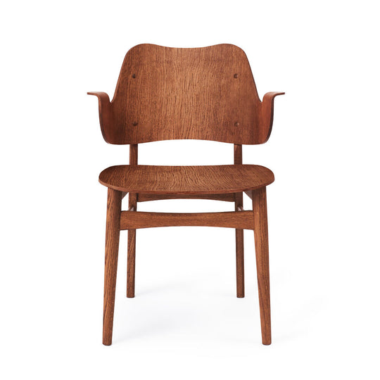GESTURE DINING CHAIR - TEAK OILED OAK BY HANS OLSEN