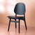 NOBLE DINING CHAIR - BLACK LACQUERED BEECH BY ARNE HOVMAND OLSEN - LEATHER
