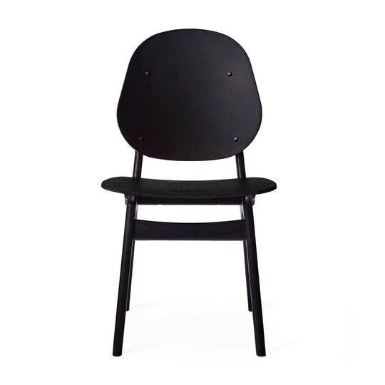 NOBLE DINING CHAIR - BLACK LACQUERED BEECH BY ARNE HOVMAND OLSEN