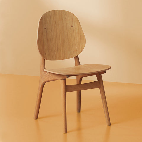 NOBLE DINING CHAIR - WHITE OILED OAK BY ARNE HOVMAND OLSEN