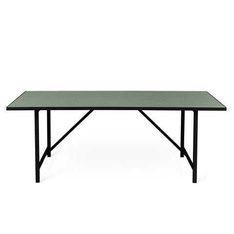 HERRINGBONE TILE DINING TABLE BY CHARLOTTE HØNCKE