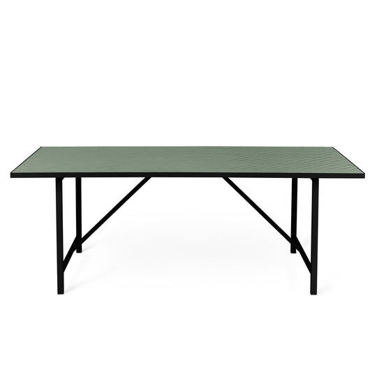 HERRINGBONE TILE DINING TABLE BY CHARLOTTE HØNCKE