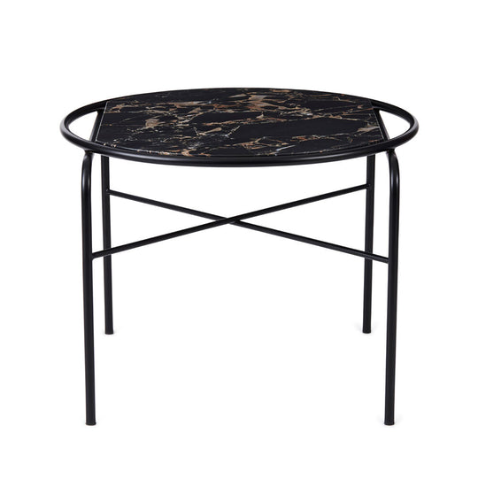 SECANT COFFEE TABLE BY SARA WRIGHT POLMAR - BLACK STEEL