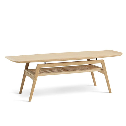 SURFBOARD COFFEE TABLE WITH SHELF BY ARNE HOVMAND OLSEN