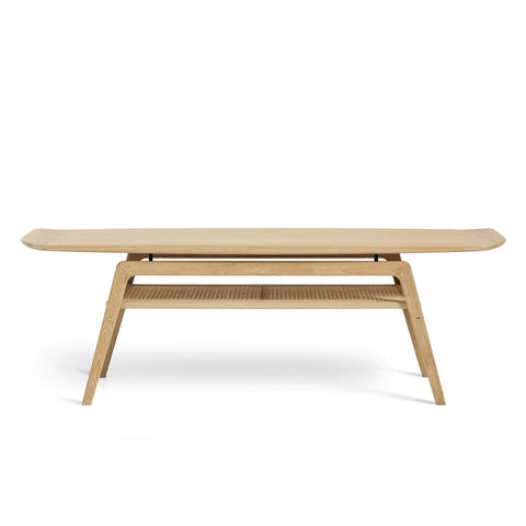 SURFBOARD COFFEE TABLE WITH SHELF BY ARNE HOVMAND OLSEN