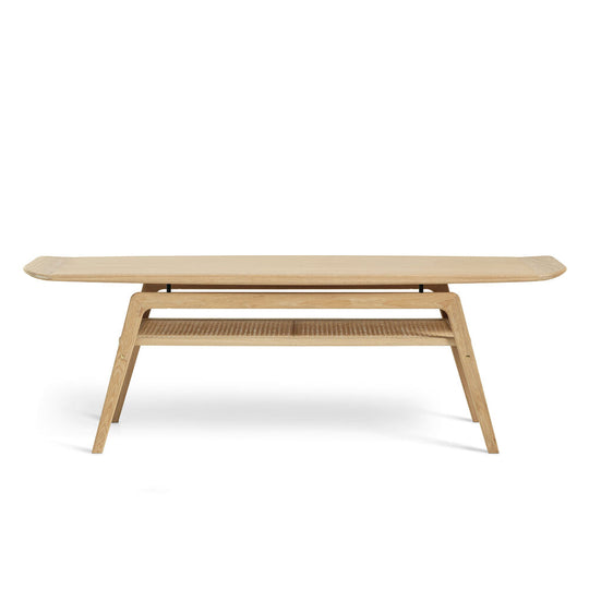 SURFBOARD COFFEE TABLE WITH SHELF BY ARNE HOVMAND OLSEN