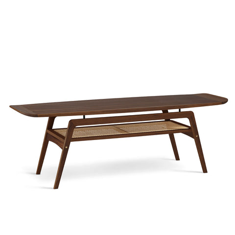 SURFBOARD COFFEE TABLE WITH SHELF BY ARNE HOVMAND OLSEN