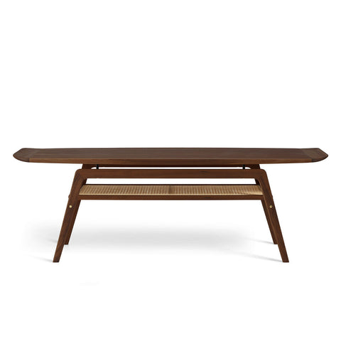 SURFBOARD COFFEE TABLE WITH SHELF BY ARNE HOVMAND OLSEN