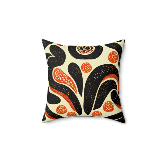 Paisley Tiki - Square Pillow
