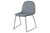 2D DINING CHAIR - FRONT UPHOLSTERED - SLEDGE BASE - STACKABLE