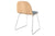 2D DINING CHAIR - FRONT UPHOLSTERED - SLEDGE BASE