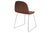 2D DINING CHAIR - UN UPHOLSTERED - SLEDGE BASE
