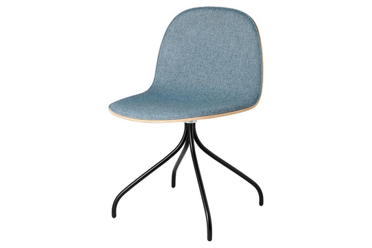 2D MEETING CHAIR - FRONT UPHOLSTERED - SWIVEL BASE