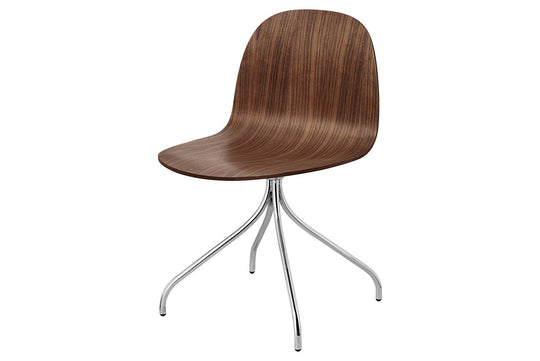 2D MEETING CHAIR - UN UPHOLSTERED - SWIVEL BASE