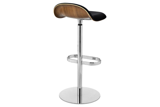 3D BAR STOOL - FRONT UPHOLSTERED - SWIVEL BASE