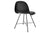 3D DINING CHAIR - FRONT UPHOLSTERED - CENTER BASE