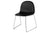 3D DINING CHAIR - UN UPHOLSTERED - SLEDGE BASE - STACKABLE
