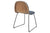 3D DINING CHAIR - FRONT UPHOLSTERED - SLEDGE BASE