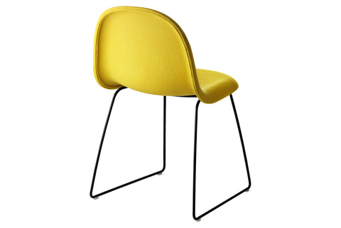 3D DINING CHAIR - FULLY UPHOLSTERED - SLEDGE BASE