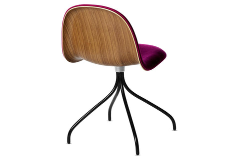 3D MEETING CHAIR - FRONT UPHOLSTERED - SWIVEL BASE