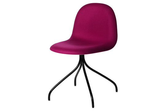 3D MEETING CHAIR - FRONT UPHOLSTERED - SWIVEL BASE