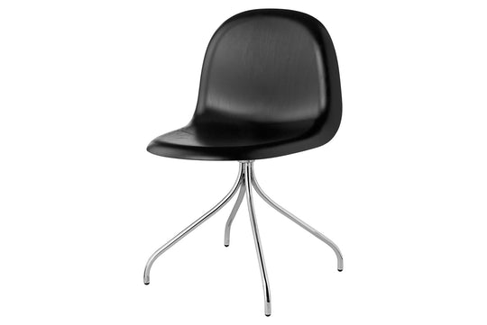 3D MEETING CHAIR - UN UPHOLSTERED - SWIVEL BASE
