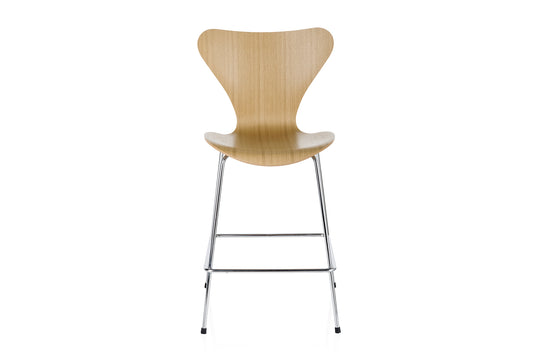 ARNE JACOBSEN MODEL 3187 BARSTOOL CLEAR LACQUER