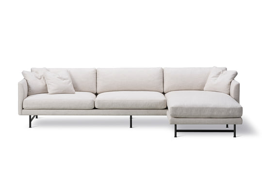 HUGO PASSOS CALMO SOFA 95 - 3-SEATER - CHAISE - METAL BASE