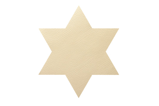 TABLE MAT STAR- LEATHER HIPPO