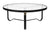 ADNET COFFEE TABLE - ROUND - GLASS TOP - LARGE