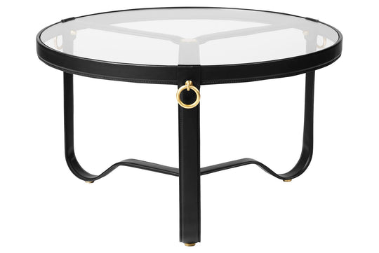 ADNET COFFEE TABLE - ROUND - GLASS TOP - MEDIUM