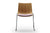 BA003S | PRELUDIA CHAIR SLED WITH UPHOLSTERED SEAT