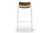BA004S | PRELUDIA BAR CHAIR WITH UPHOLSTERED SEAT