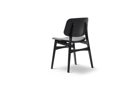 BØRGE MOGENSEN SOBORG CHAIR - WOOD FRAME, SEAT & BACK UPHOLSTERED
