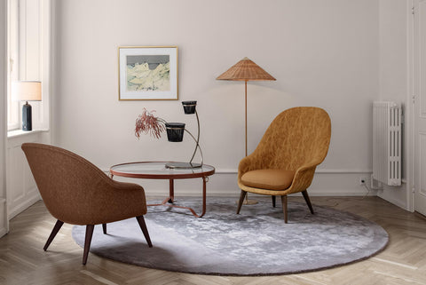 ADNET COFFEE TABLE - ROUND - GLASS TOP - LARGE