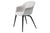 BAT DINING CHAIR - FULLY UPHOLSTERED - WOOD BASE